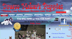 Desktop Screenshot of dreammakerspuppies.com